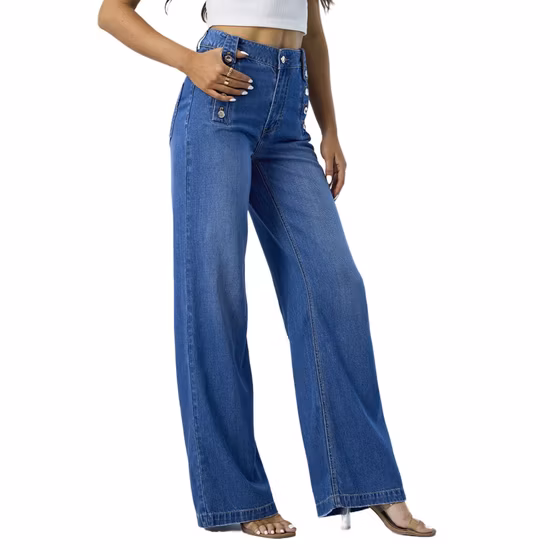 工場の新しいデザインのレディースジーンズ